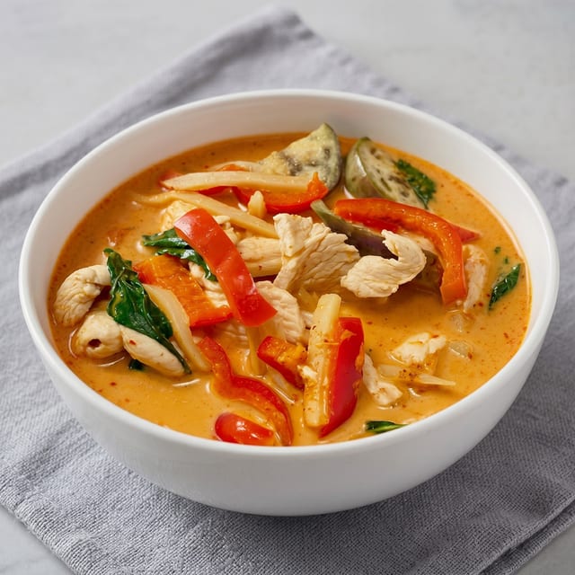(L) Red Curry.